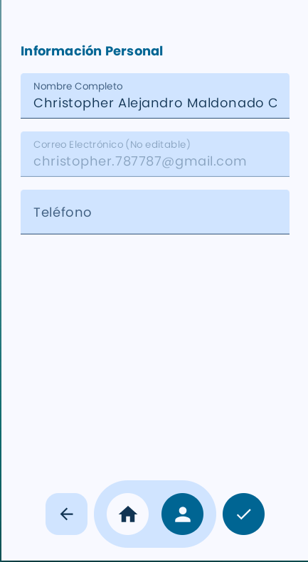 Pantalla de Editar Perfil