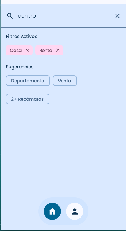 Pantalla de Búsqueda